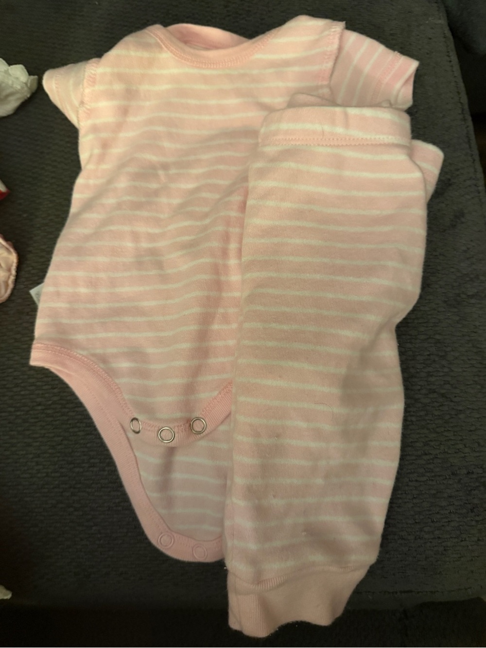 4 Pajama Set - Short Sleeve Bodysuit & Pants